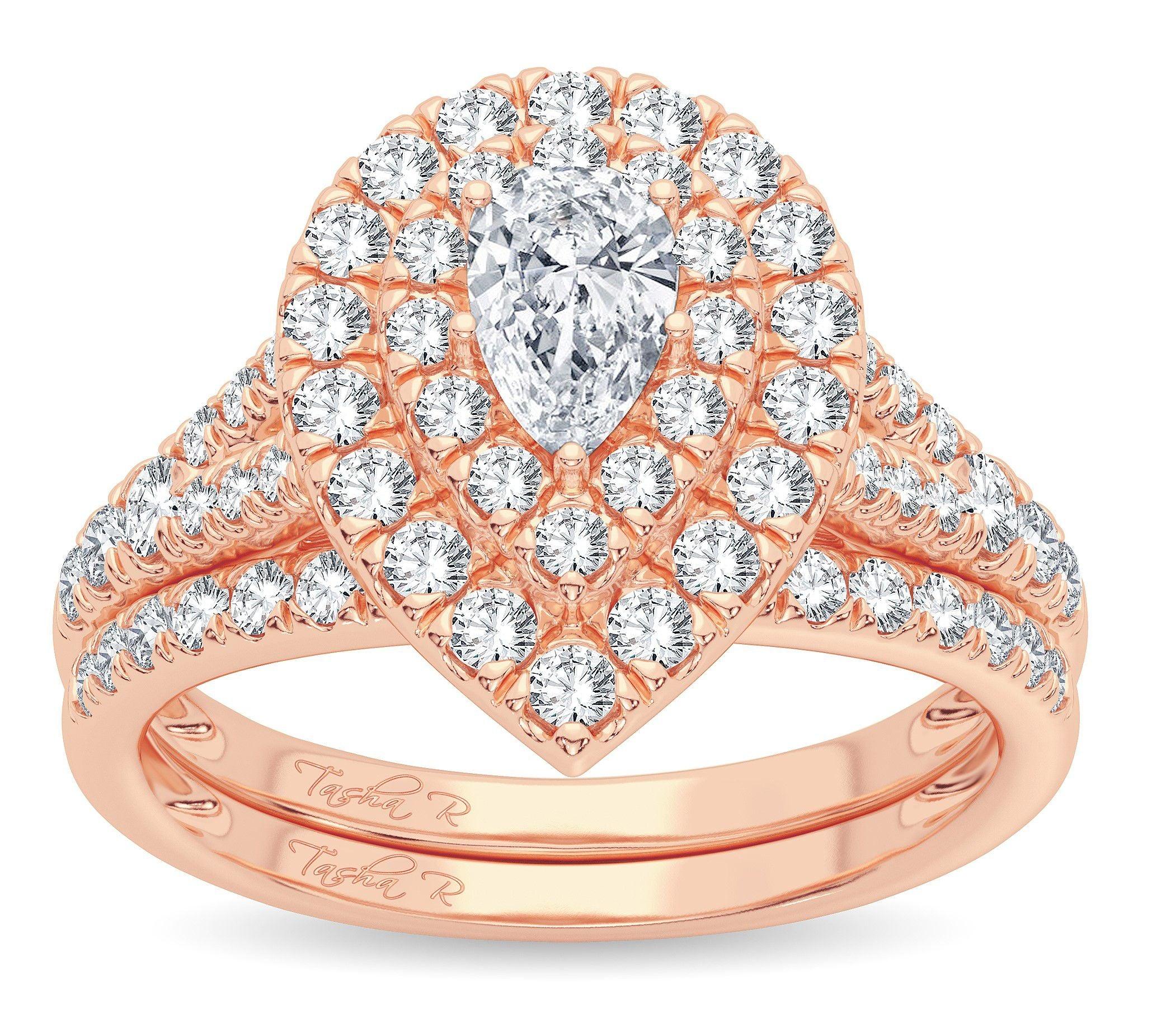 14K 1.00CT Diamond Bridal Ring - Johnny Dang & Co