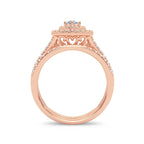 14K 1.00CT Diamond Bridal Ring - Johnny Dang & Co