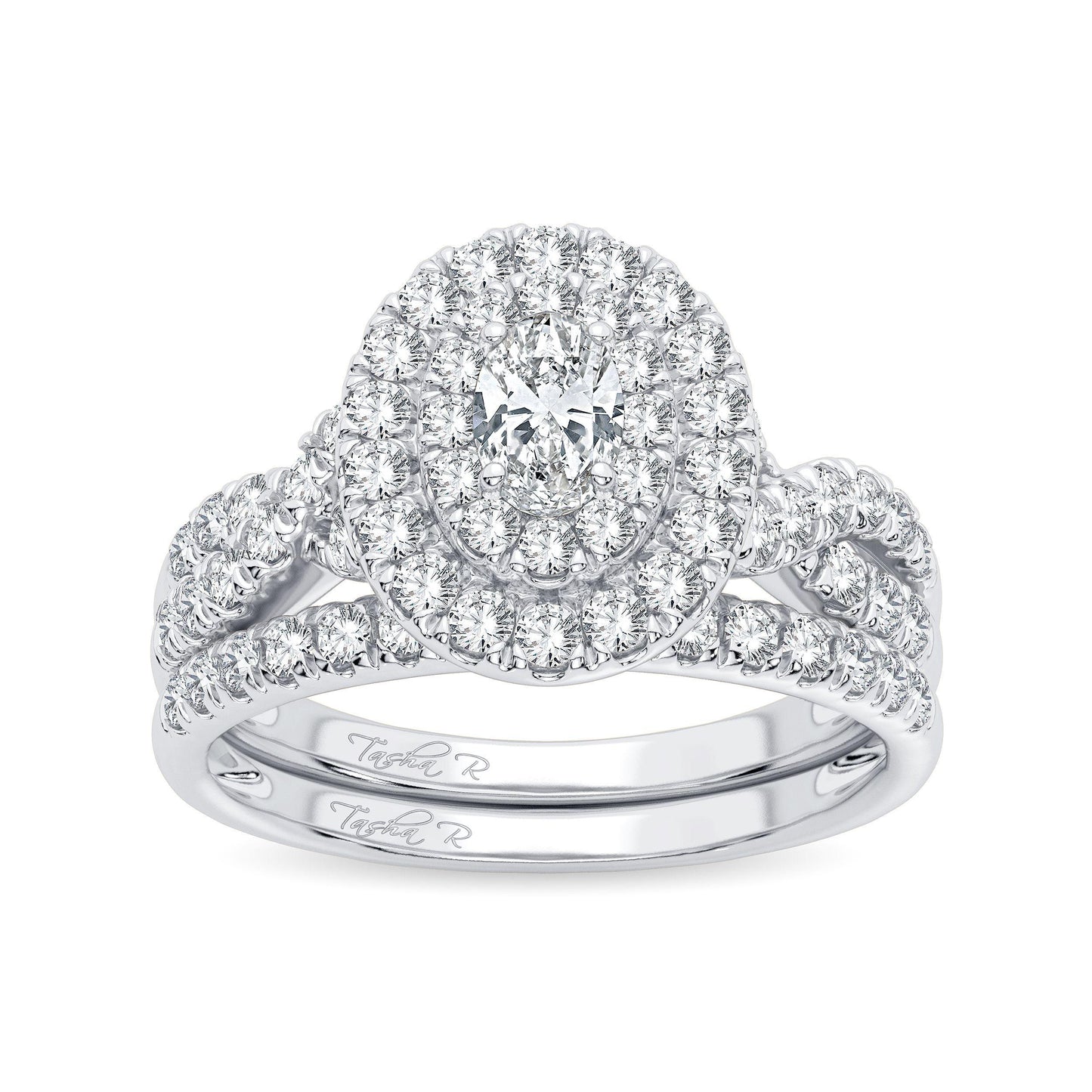 14K 1.00CT Diamond BRIDAL RING - Johnny Dang & Co