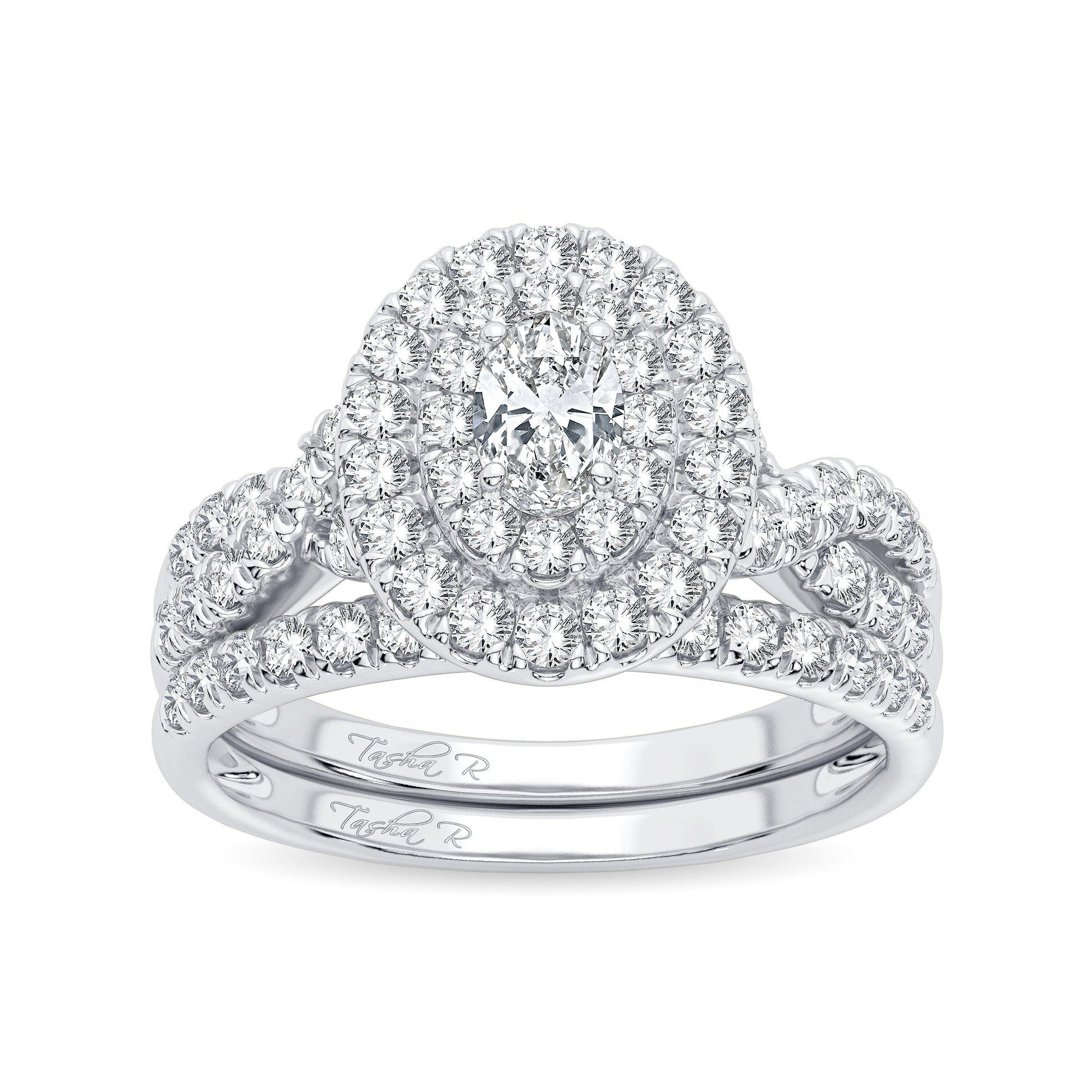 14K 1.00CT Diamond BRIDAL RING - Johnny Dang & Co