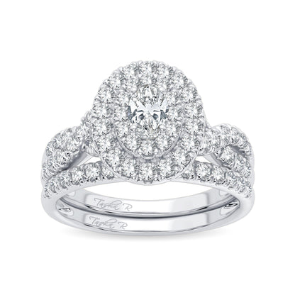14K 1.00CT Diamond BRIDAL RING - Johnny Dang & Co