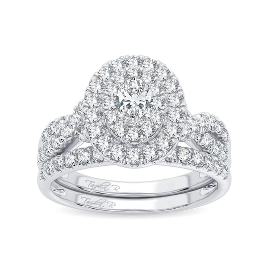 14K 1.00CT Diamond BRIDAL RING - Johnny Dang & Co