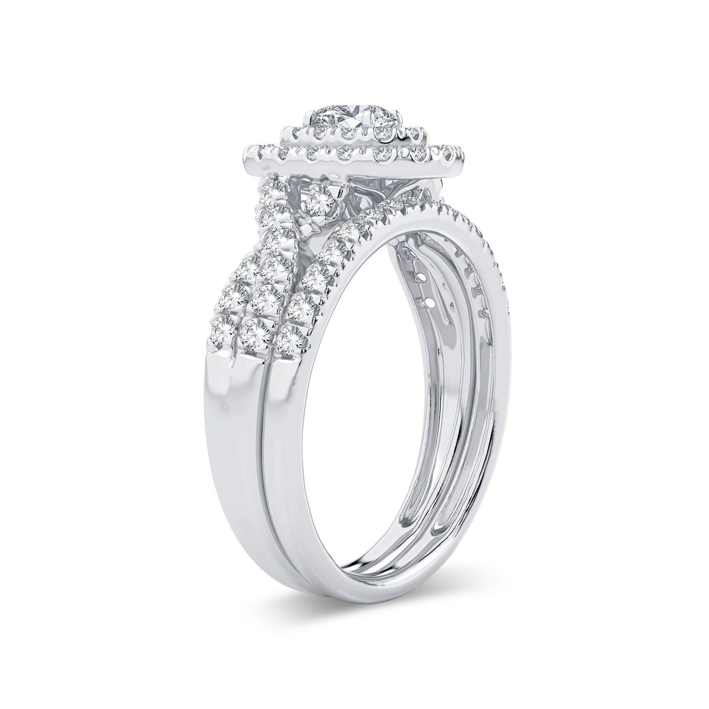 14K 1.00CT Diamond BRIDAL RING - Johnny Dang & Co