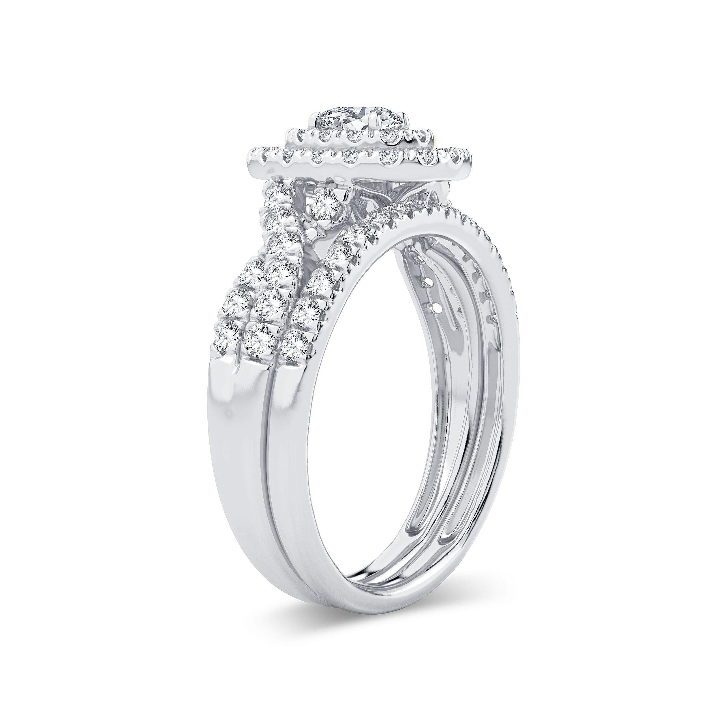 14K 1.00CT Diamond BRIDAL RING - Johnny Dang & Co