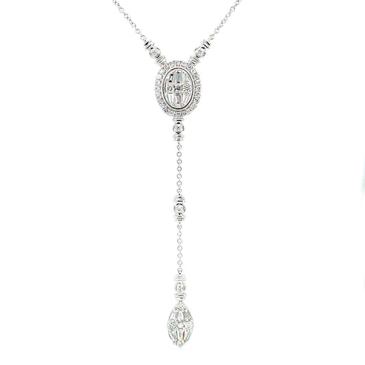 14K 0.90CT DIAM NECKLACE - Johnny Dang & Co