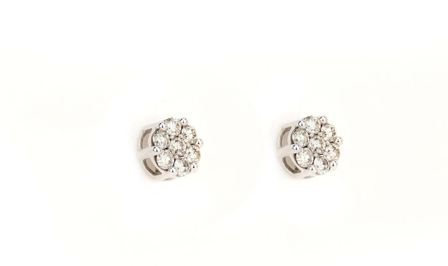 0.72CT White Gold Earring - Johnny Dang & Co