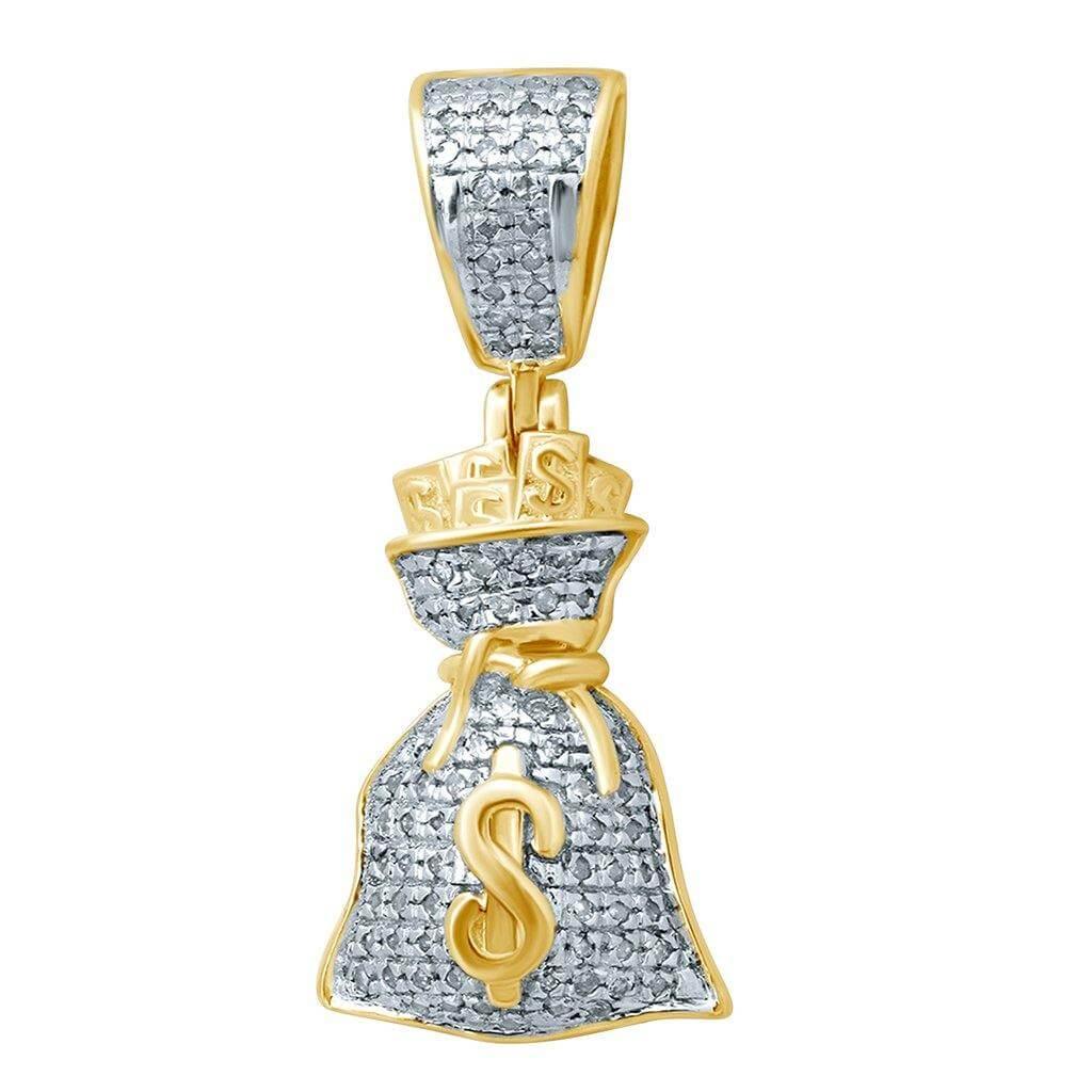 10K 0.18-0.21CT D-MONEY BAGS - Johnny Dang & Co