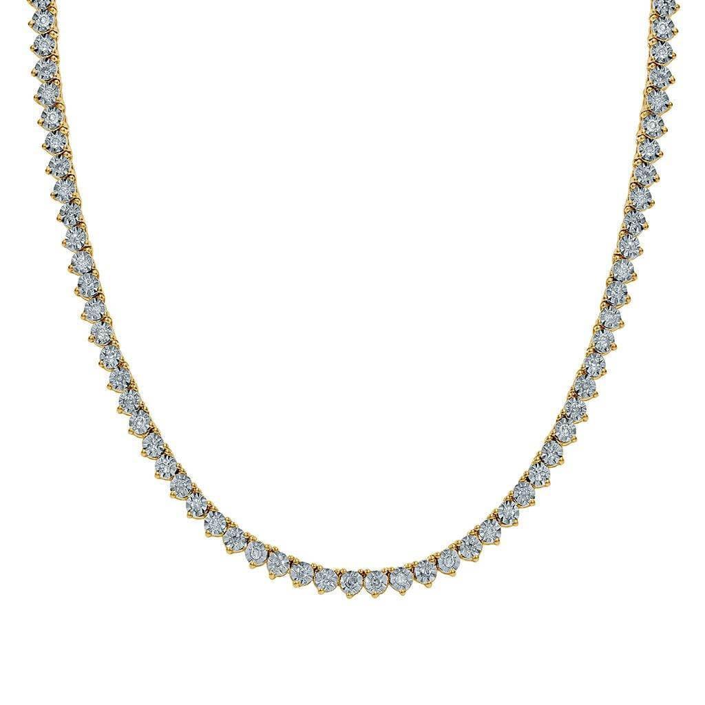 10K 1.96-2.05CT D-NECKLACE - Johnny Dang & Co