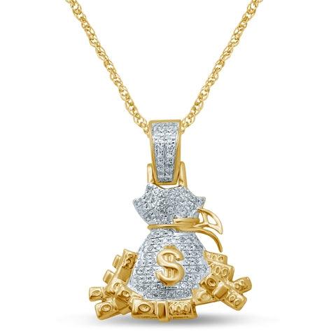 10K 0.24-0.27CT D-MONEY BAGS - Johnny Dang & Co