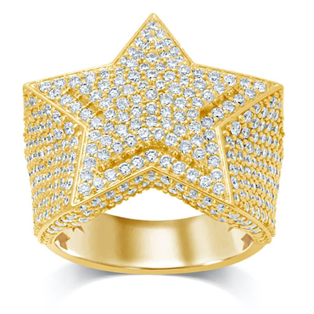 10K 4.46-4.53CT D-DARK POLISH RING - Johnny Dang & Co