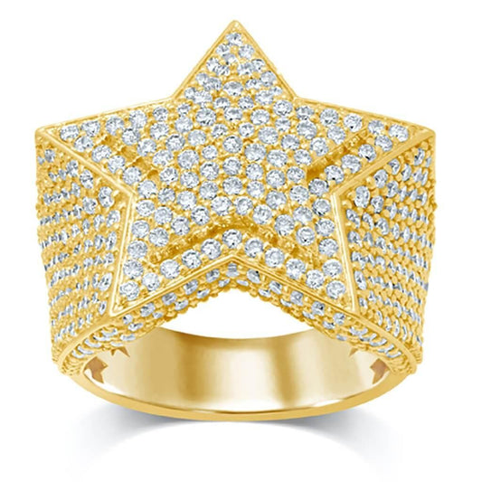 10K 4.46-4.53CT D-DARK POLISH RING - Johnny Dang & Co