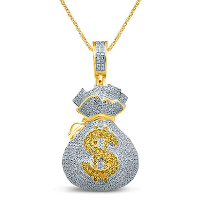 10K 1.13-1.16CT D-MONEY BAGS - Johnny Dang & Co