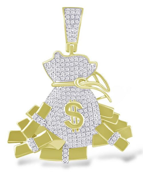 10K 0.95-1.00CT D-MONEY BAG - Johnny Dang & Co