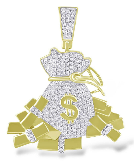 10K 0.95-1.00CT D-MONEY BAG - Johnny Dang & Co