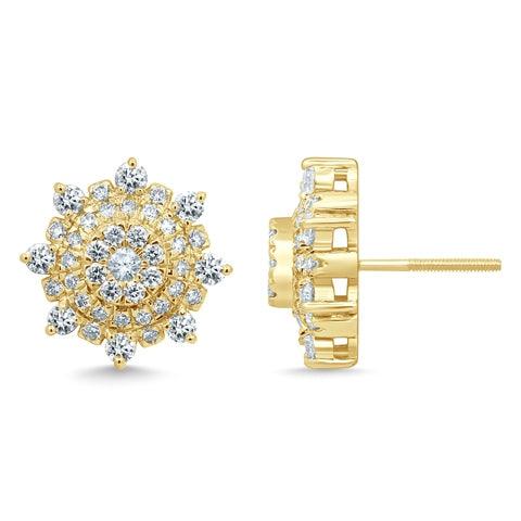 10K 1.60-1.63CT D-DARK EARRINGS - Johnny Dang & Co