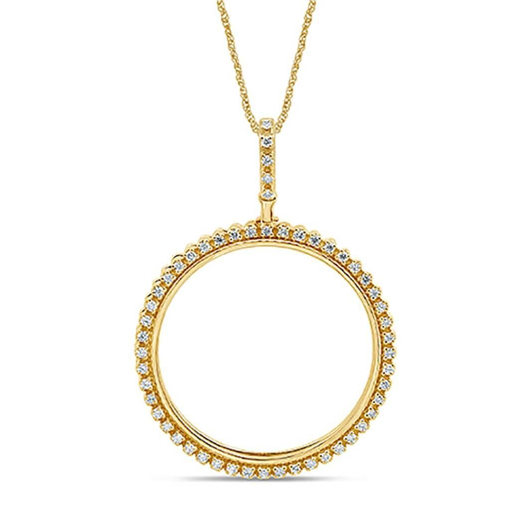 10K 0.8CT DIAMOND MEMORY PENDENT - Johnny Dang & Co