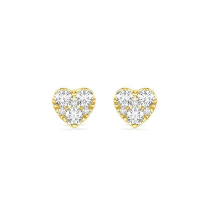Heart Cluster Earrings - Johnny Dang & Co