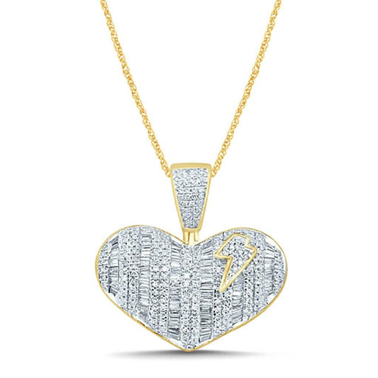 10K 1.13CT D-HEART CHARMS - Johnny Dang & Co