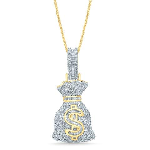 10K 2.75-2.77CT D-MONEY BAG - Johnny Dang & Co