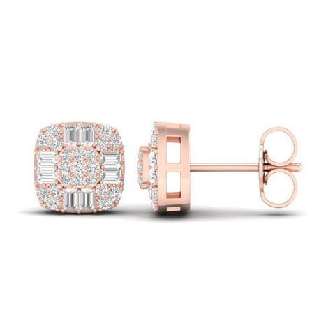 10K 0.33CT D-BAGUETTE EARRINGS - Johnny Dang & Co