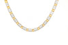12mm Yellow / White Diamond Link Chain - Johnny Dang & Co