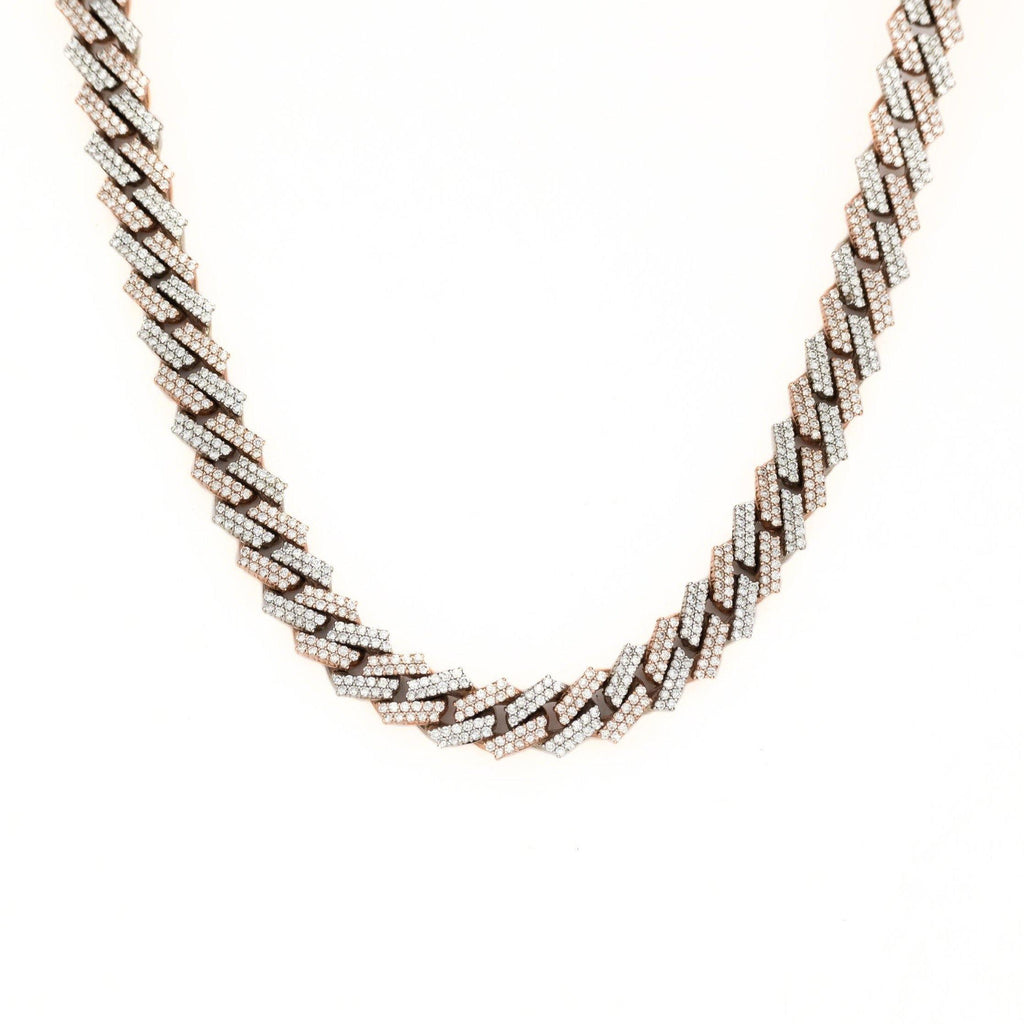 16.5mm 2 Tone Cuban Link Chain - Johnny Dang & Co