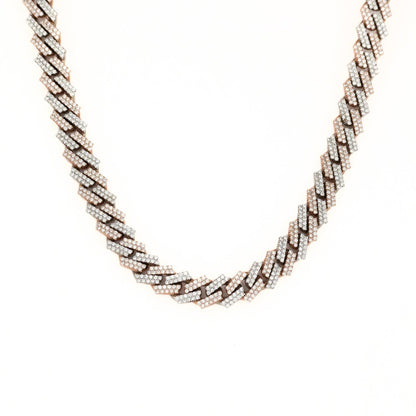 16.5mm 2 Tone Cuban Link Chain - Johnny Dang & Co