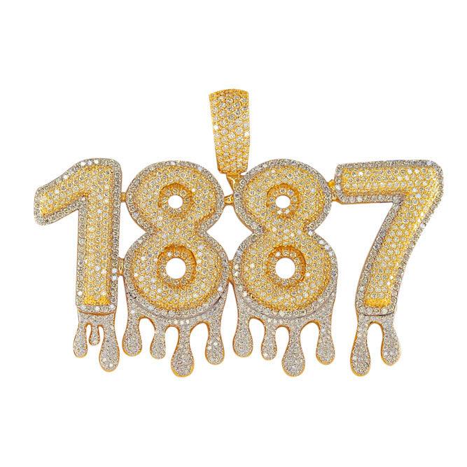 CUSTOM DIAMOND BUBBLE 1887 PENDANT - Johnny Dang & Co