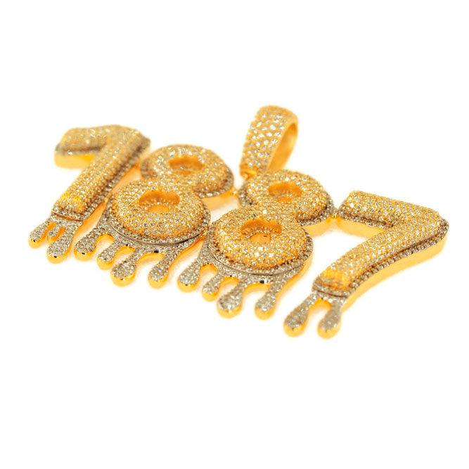 CUSTOM DIAMOND BUBBLE 1887 PENDANT - Johnny Dang & Co