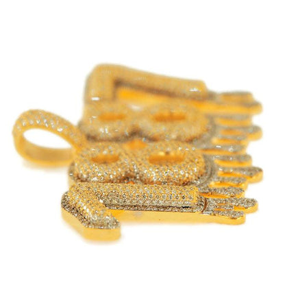 CUSTOM DIAMOND BUBBLE 1887 PENDANT - Johnny Dang & Co