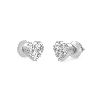 Heart Cluster Earrings - Johnny Dang & Co