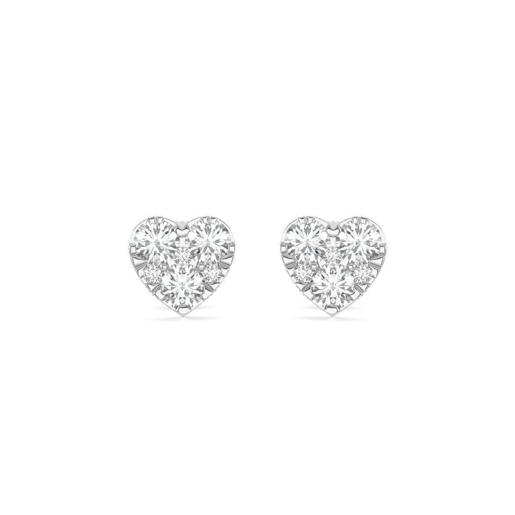 Heart Cluster Earrings - Johnny Dang & Co