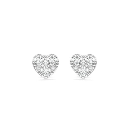 Heart Cluster Earrings - Johnny Dang & Co