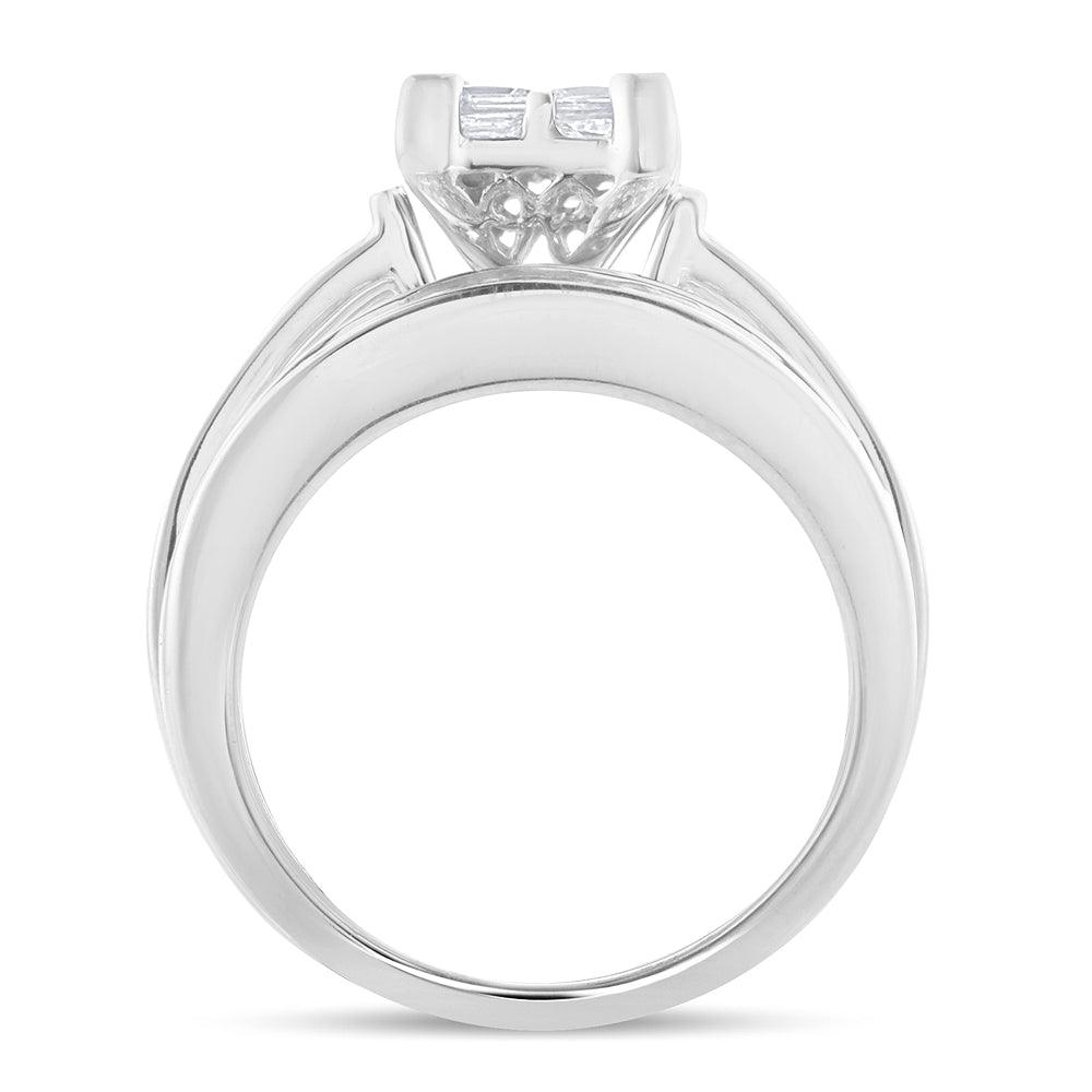 14K 2.00CT DIAMOND BRIDAL RING - Johnny Dang & Co