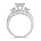 14K 1.50 CT PRINCESS CUT Diamond BRIDAL RING - Johnny Dang & Co