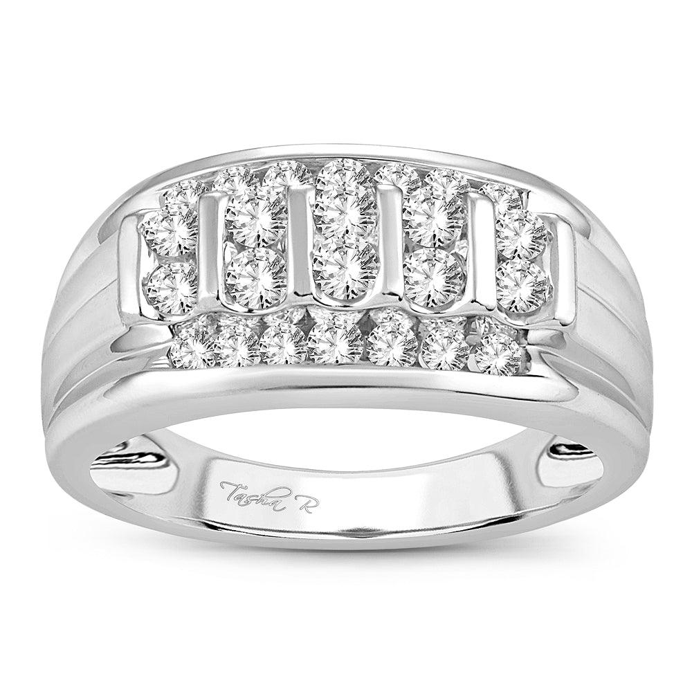 14K 1.00CT DIAMOND MENS RING - Johnny Dang & Co