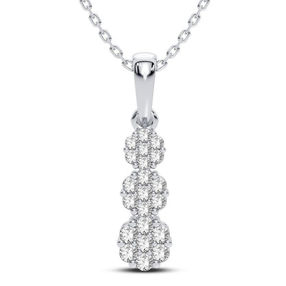 14K 1.00CT Diamond Pendant - Johnny Dang & Co