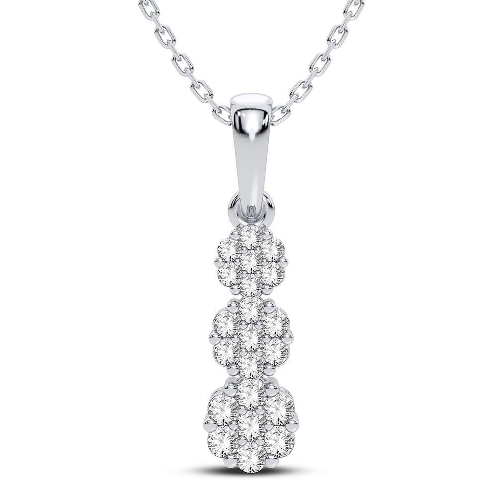 10K 0.50CT Diamond Pendant - Johnny Dang & Co