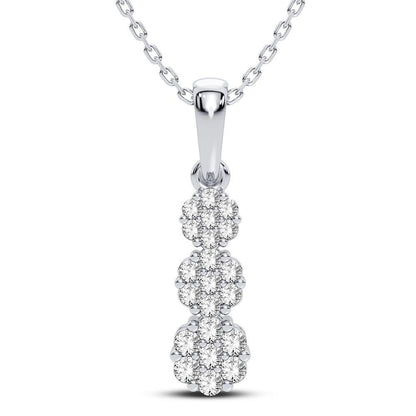 10K 0.50CT Diamond Pendant - Johnny Dang & Co