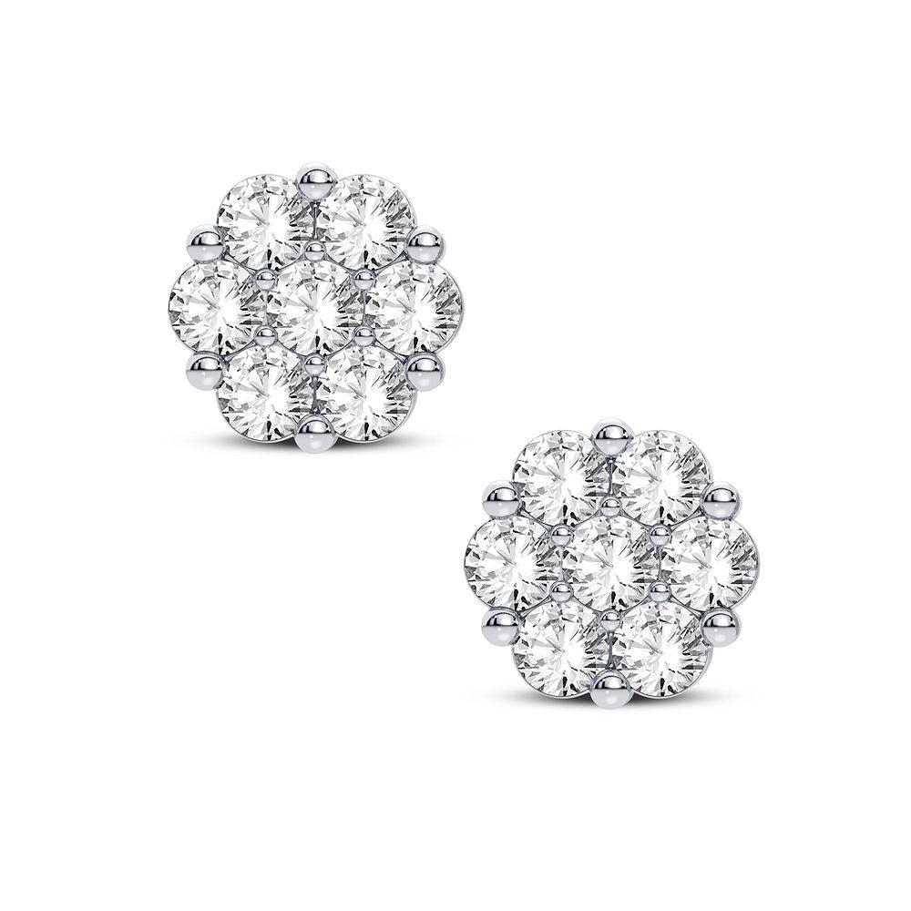14K 1.50CT Diamond Earring - Johnny Dang & Co