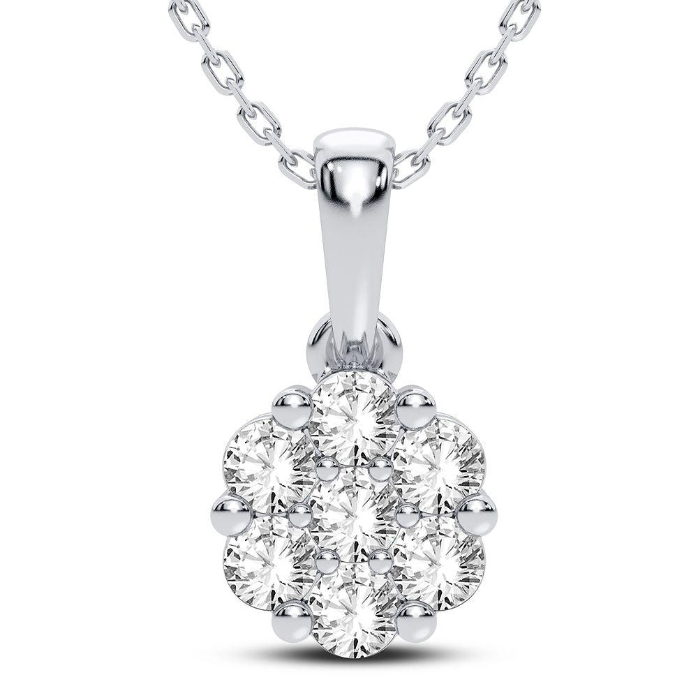 14K 0.50CT Diamond Pendant - Johnny Dang & Co