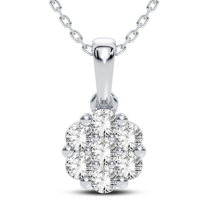 14K 0.50CT Diamond Pendant - Johnny Dang & Co