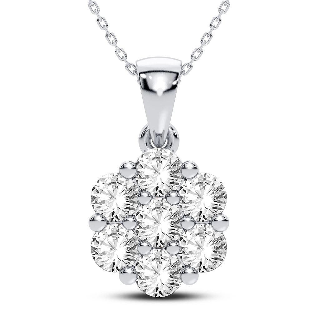 14K 0.75CT Diamond Pendant - Johnny Dang & Co