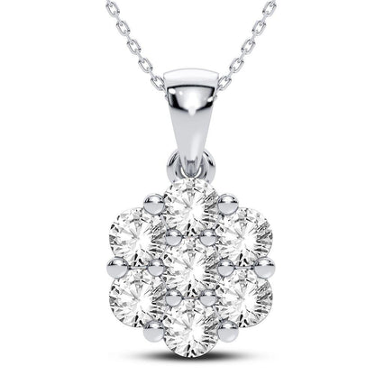 14K 0.75CT Diamond Pendant - Johnny Dang & Co