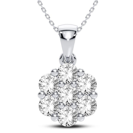 14K 0.75CT Diamond Pendant - Johnny Dang & Co