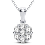 14K 1.00CT Diamond Pendant - Johnny Dang & Co