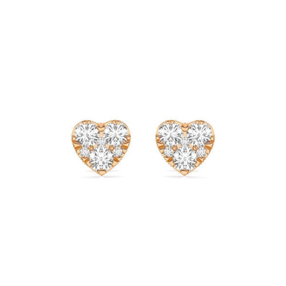 Heart Cluster Earrings - Johnny Dang & Co