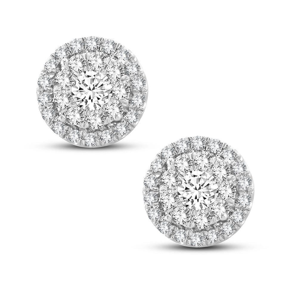 14K 1.01CT Diamond Earring - Johnny Dang & Co