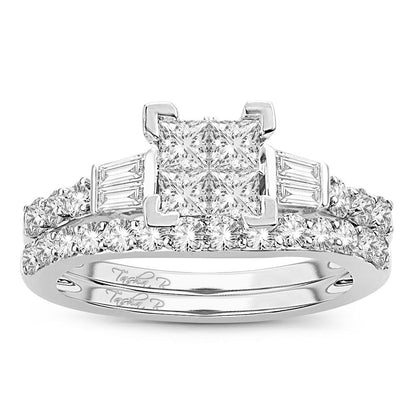 14K 1.50CT Diamond BRIDAL RING - Johnny Dang & Co