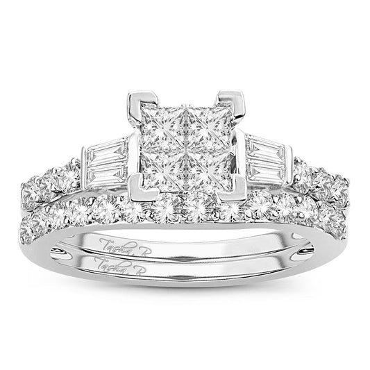 14K 1.50CT Diamond BRIDAL RING - Johnny Dang & Co